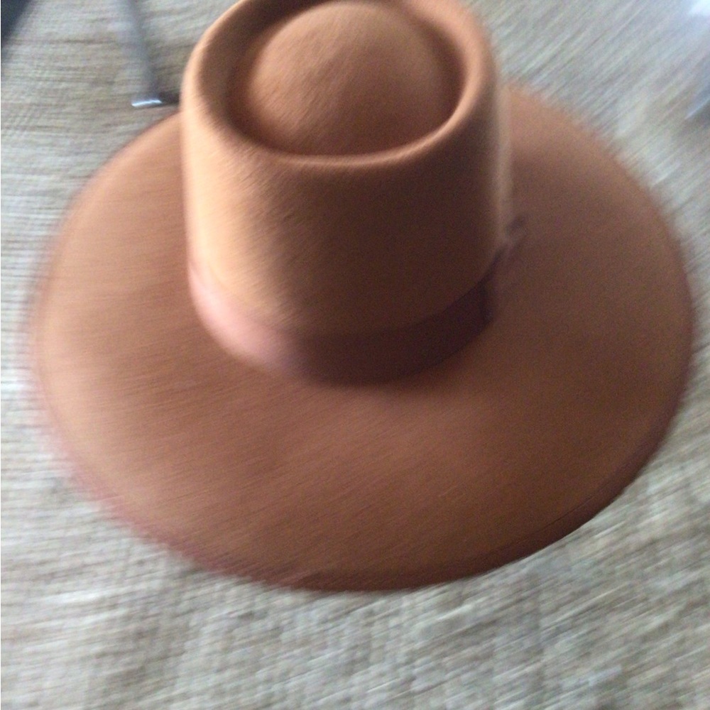 Rare Wyeth rich cocoa wool boater - Picture 3 of 5